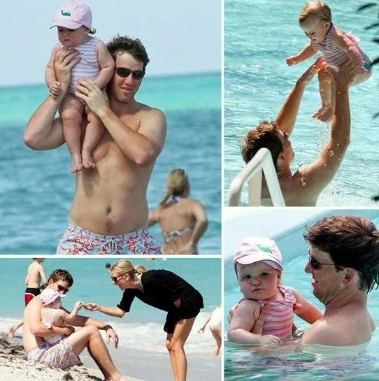 Abby McGrew and Eli enjoy holiday with family
