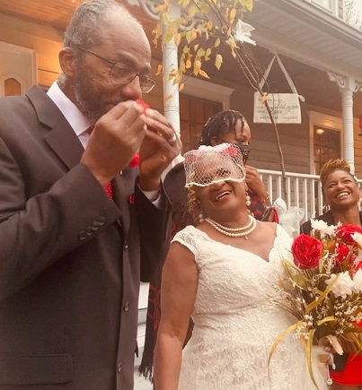 Angela Hill's mom married to new husband