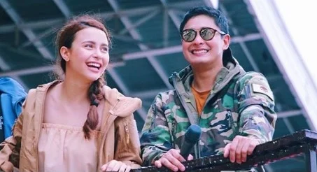 Yassi Pressman with co- actor coco martin