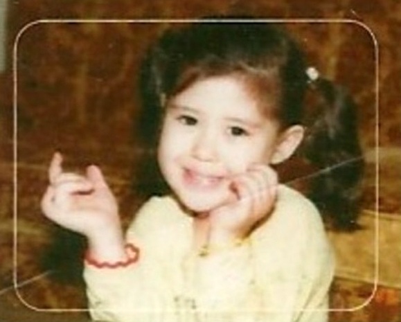 A childhood photo of Ruthie Ann Miles