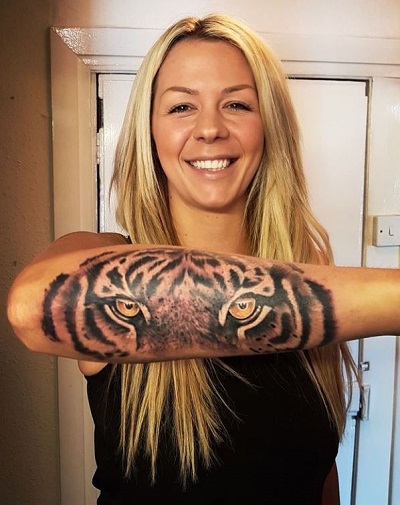 Alexandra Hall tattoos