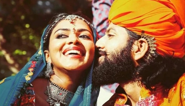 Amala Paul with her husband Bhavinder Singh
