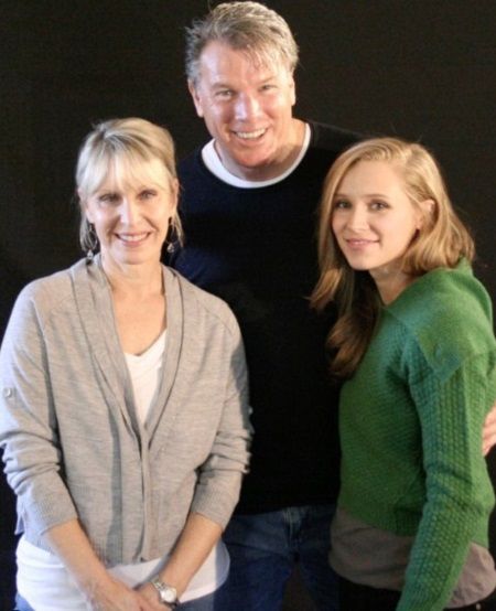 Journalist, Bobbie Battista with husband John Brimelow & daughter Halie Brimelow