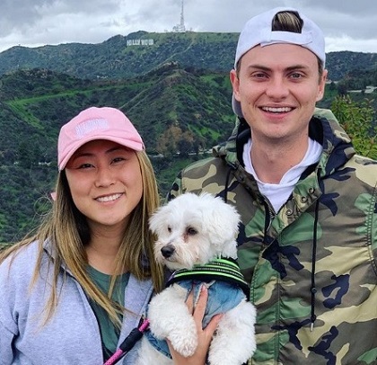 Carter Sharer with his girlfriend lizzy sharer