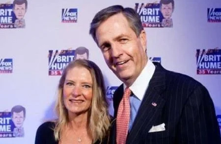 Brit Hume with wife, Kim Schiller Hume