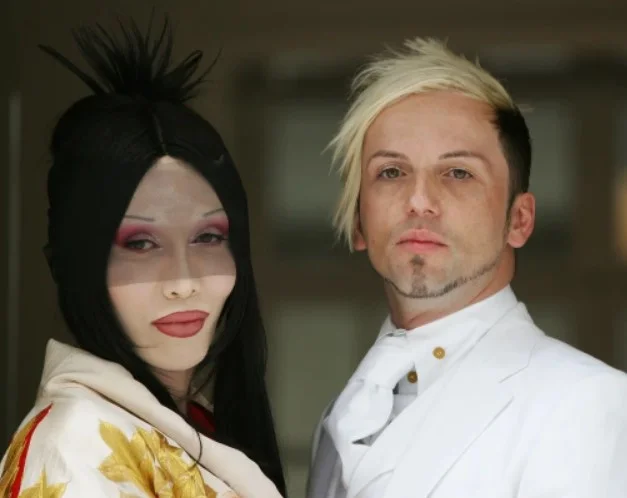 Michael Simpson married Pete Burns in July 2006