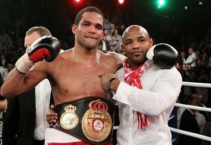 Yoel Romero with his younger brother