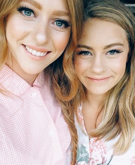 Zan Fiskum with her sister Elle Fiskum