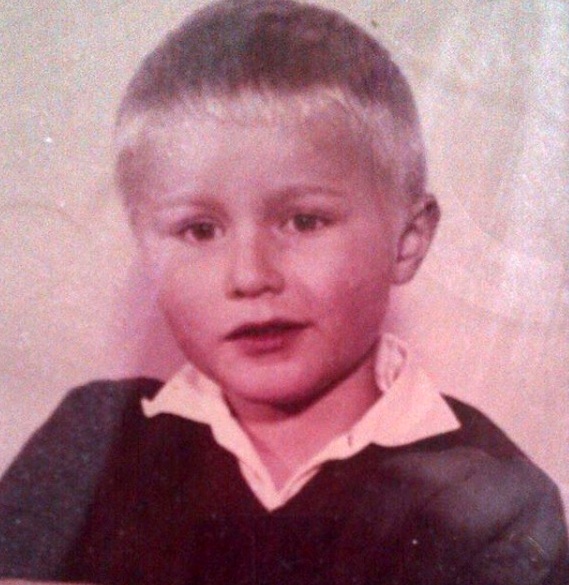 A childhood picture of Thomas Schäfer