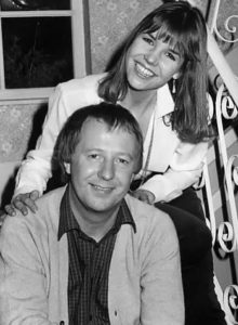 Tim Brooke-Taylor with his wife, Christine Weadon