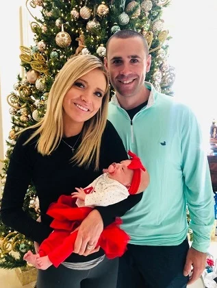 Kayleigh McEnany with her husband Sean Gilmartin and daughter Karen Gilmartin