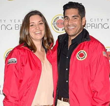 Mike Catherwood with his wife Bianca Kajlich
