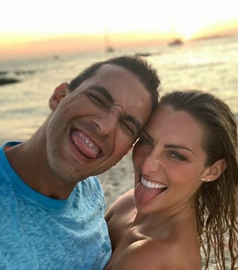 Sofia Starling with her boyfriend Andre Marques