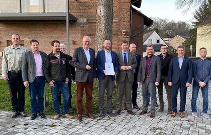 Thomas Schäfer with his colleagues