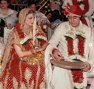 Bharat Sahni's wedding picture