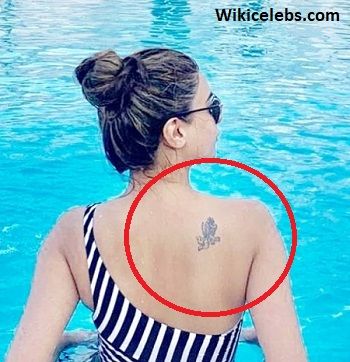 Huma Khan tattoo