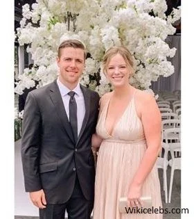 Tanner Pearson with his wife, Meaghan Loveday