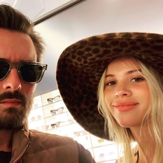 Scott Disick with his girlfriend Sophia Richie