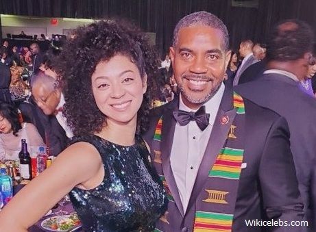 Steven Horsford with his wife, Sonya Horsford