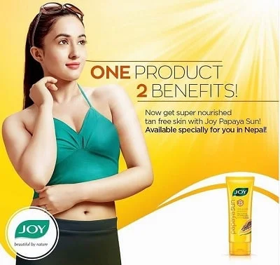 Aditi Budhathoki endorsed for Joy Naturals