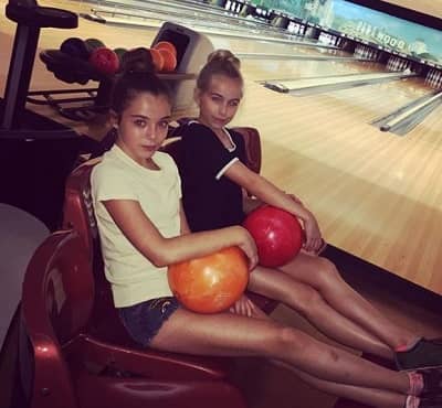 Alexa Nisenson enjoys bowling