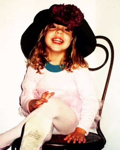 Glory Norman during her childhood