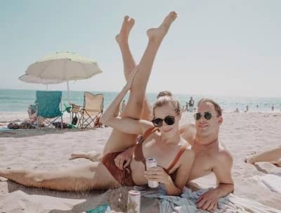 Glory Norman with her boyfriend Lukem Cue