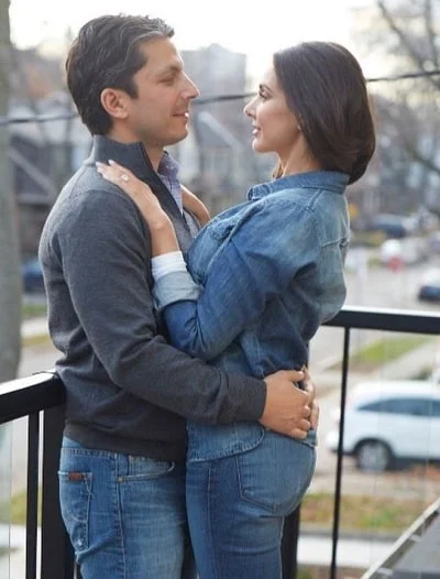 Jason Dehni with his love Lisa Ray