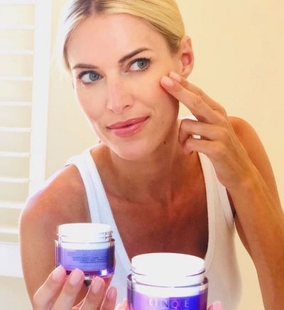 Kristen Taekman brand association along with Clinique
