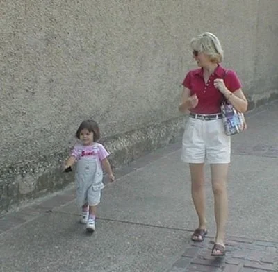 Mika Abdalla as a toddler