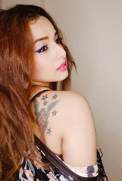 Pamela Mandal's tattoo