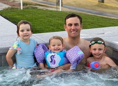 Rachel Todd's partner Brendon Todd and their kids
