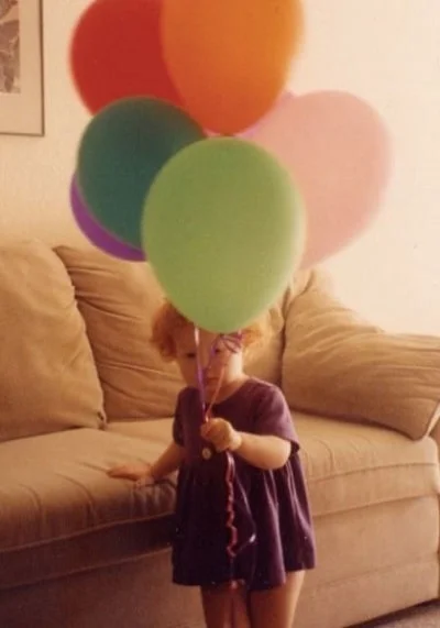 Cari Cakes while being a toddler