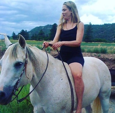 Cheryl Hunter loves horse riding