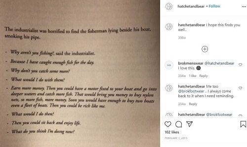 EJ Osborne first post on Instagram