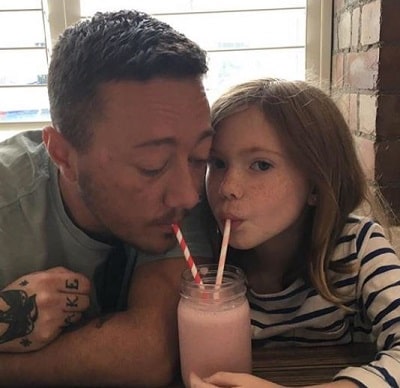 EJ Osborne with his daughter Orla Osborne