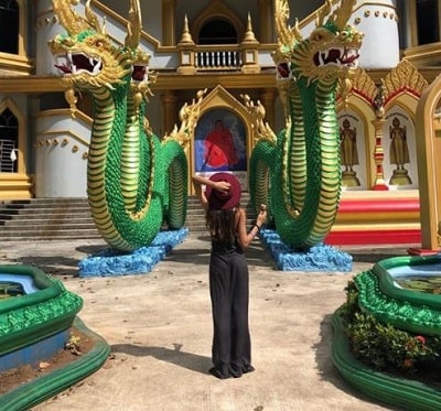Gargi Sawant was spotted at Tiger Temple caves in Maldives