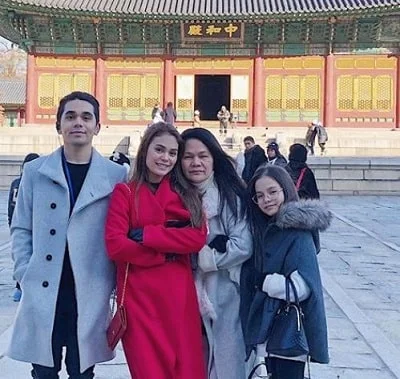 Hashim Alawi with his family