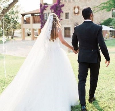 Júlia Vigas and Thiago Alcântara's Wedding Picture