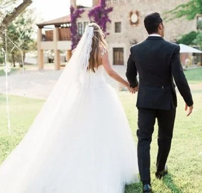 Júlia Vigas and Thiago Alcântara's Wedding Picture