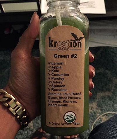 Kiya Cole's diet