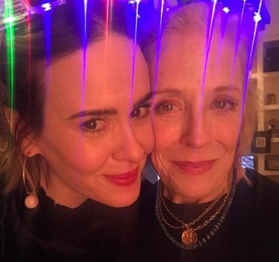 Sarah Paulson with her lady love Holland Taylor