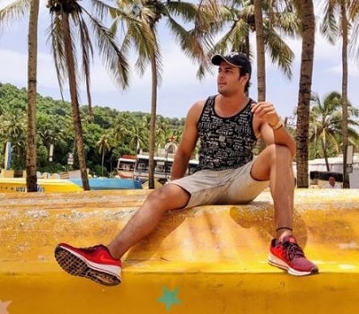 Shagun Pandey spotted in Goa during his vacations