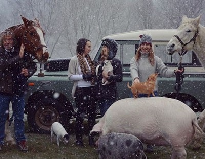 Sophia Bertolami is a big animal lover.