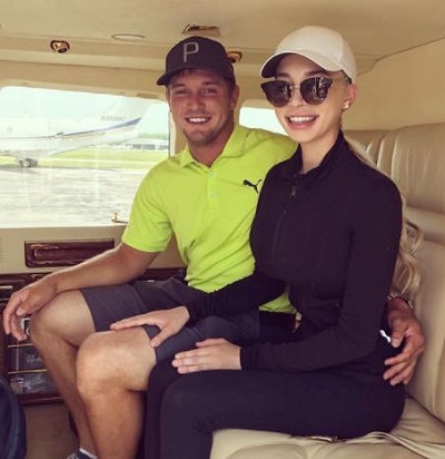 Sophia Bertolami with her boyfriend Bryson Dechambeau