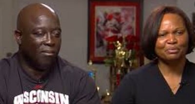 Tyrone White with his wife Lisa White