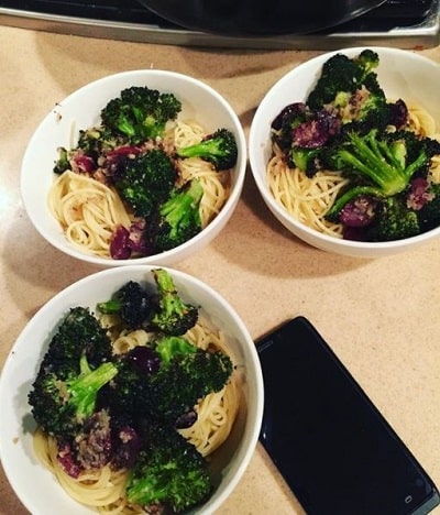 Angillyn Serrano Gorens food habits