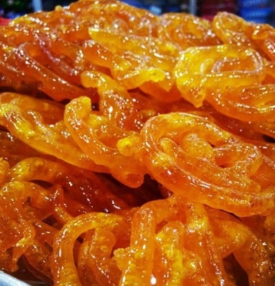Ann Sheetal loves to eat Jalebi