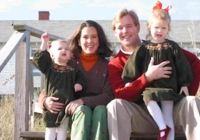 Brian Henry with his family