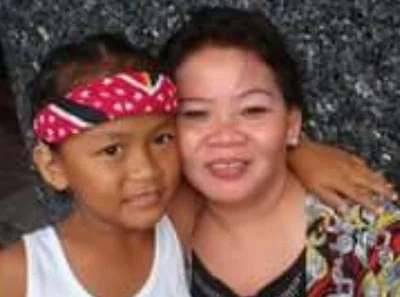 Buboy Villar pictured along with his mother Noeme Tamayo